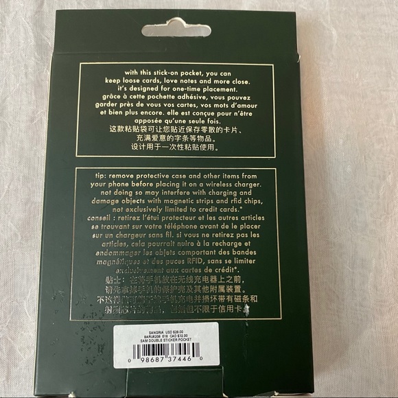 Kate Spade New York Sticker Pocket - Picture 2 of 2